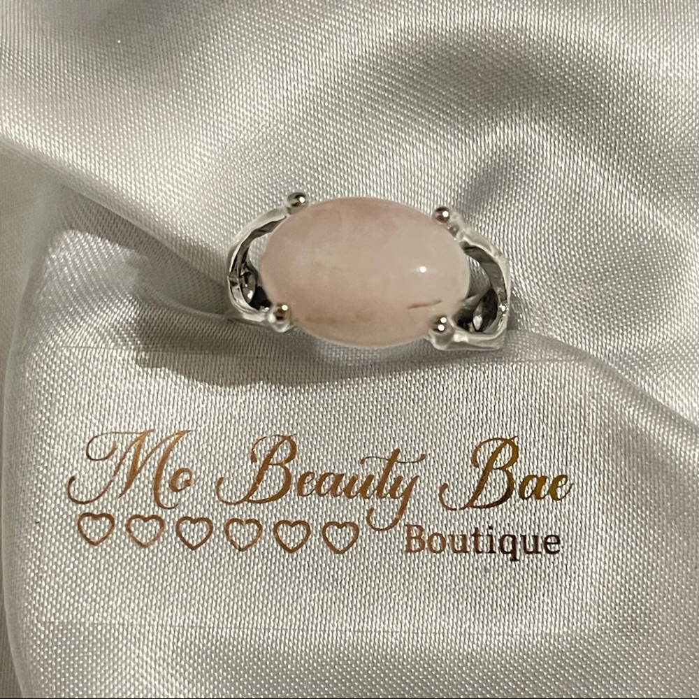 Pink Quartz Crystal Ring - Picture 3 of 5